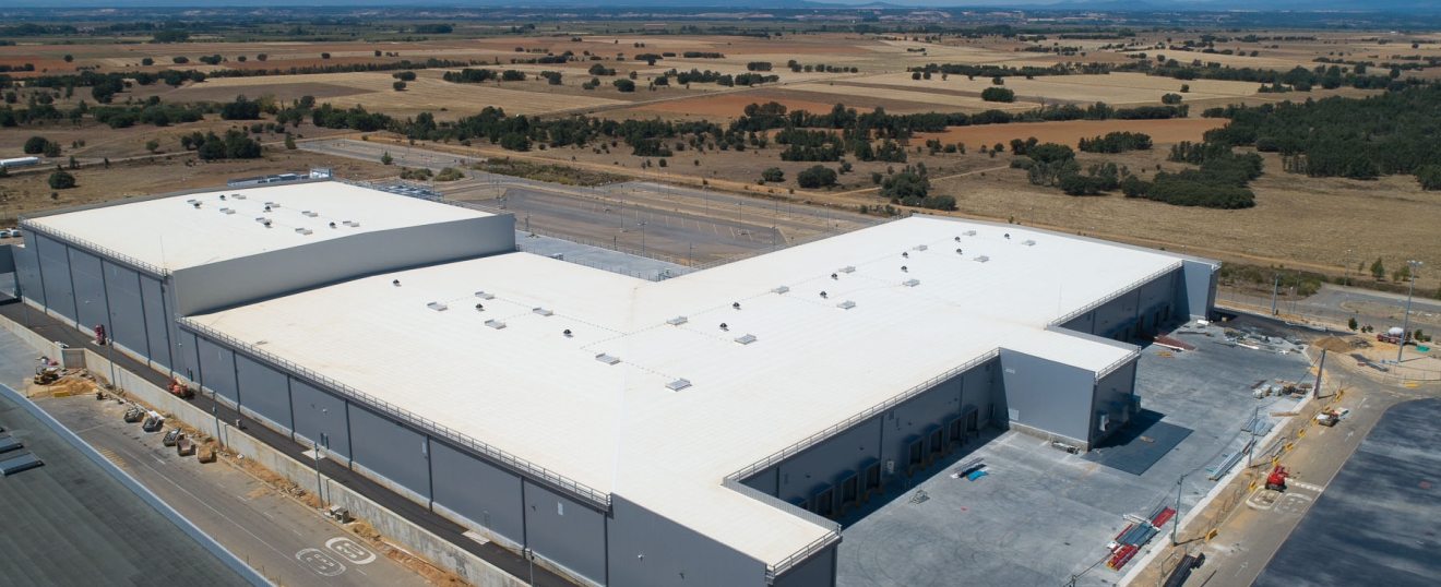 Seguimiento de obra con drones en nave industrial de León