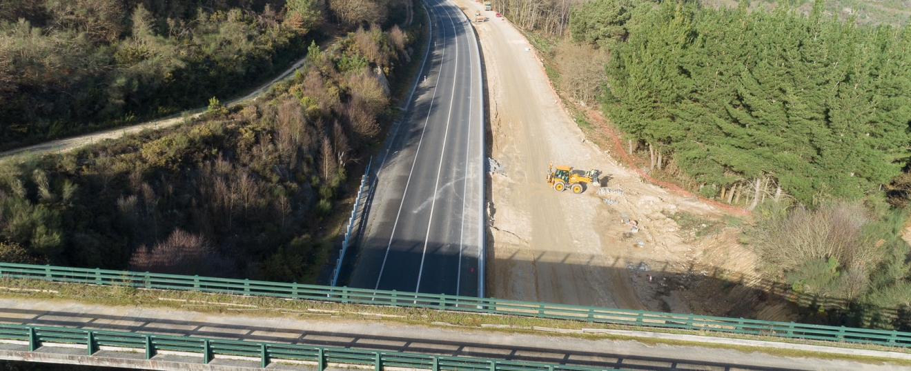 Seguimiento de obras con drones en Sarria (Lugo)